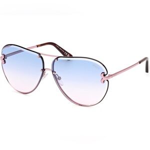 Emilio Pucci EP0217 Aviator Sunglasses PinkBlue Gradient Women